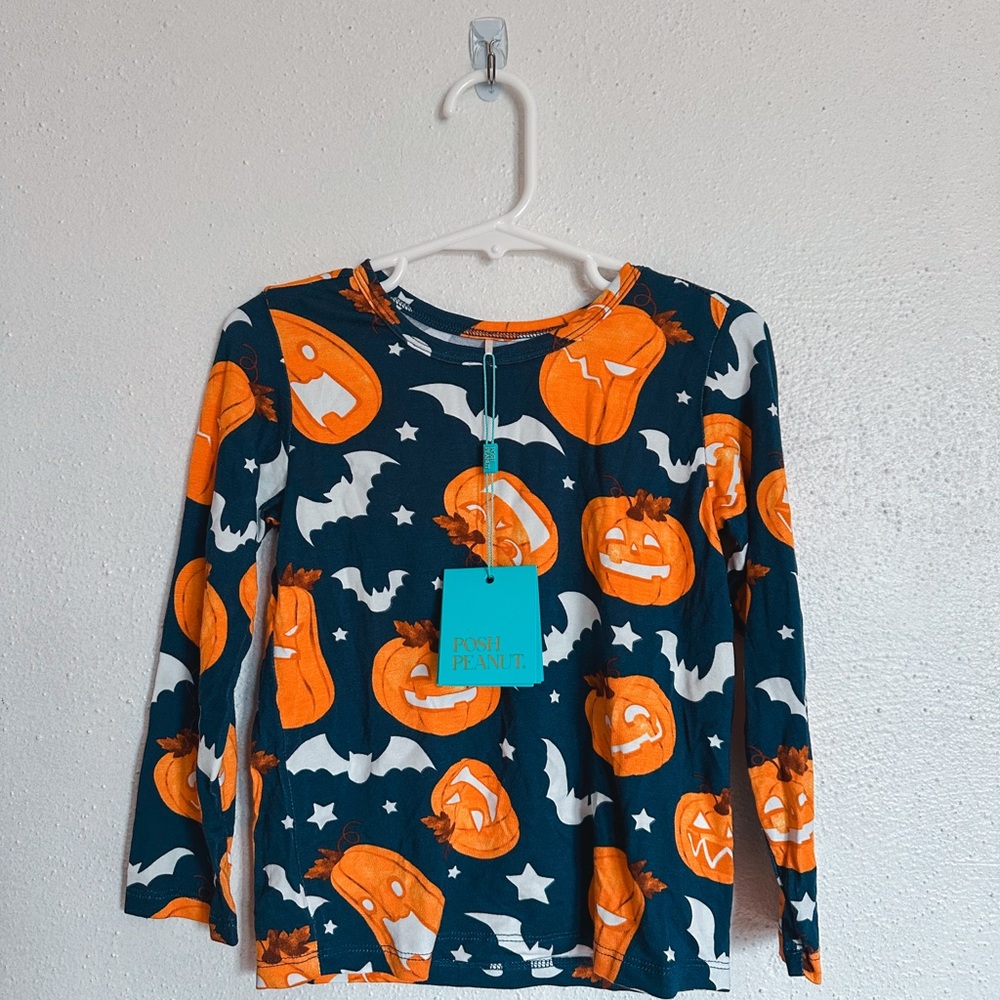 NWT Posh Peanut Jack-O-Lantern Pajama shirt